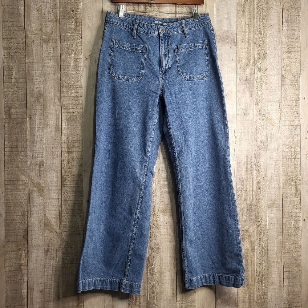 On 34th Wide Leg Blue Women's Jeans